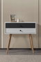 Hanah Home Vita 5202 Blanco y Antracita
